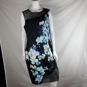 Elie Tahari Floral Design Sheath Dress